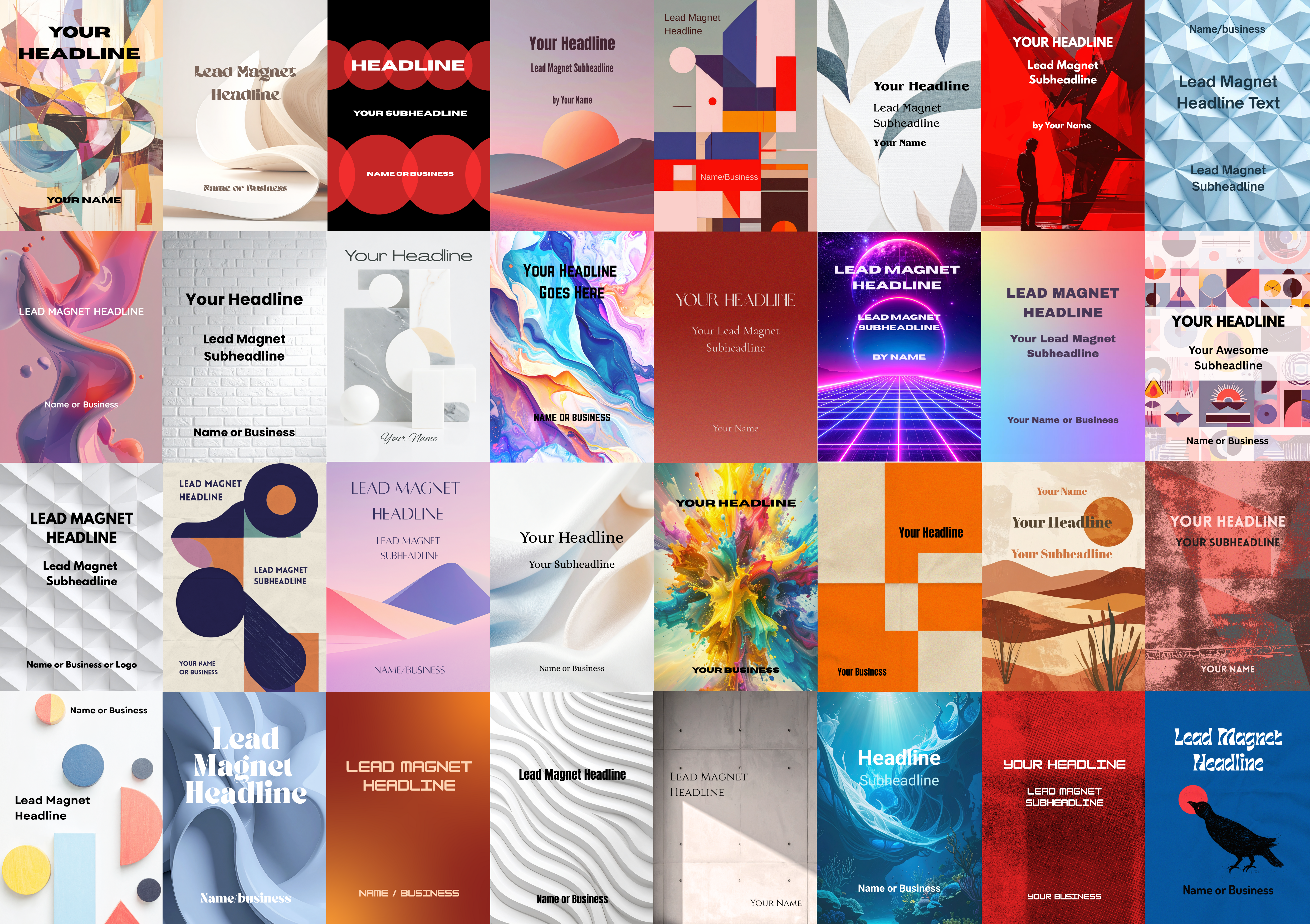 32 lead magnet templates